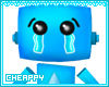 Blue Robot - Sad