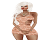 S4E Peach Short Dress