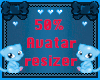 MEW 50% avatar resizer