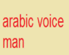 arabic voice  man
