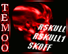 T| DJ 3D Red Skull