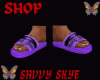 PurpleBlk Stem Slides