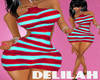 Sailor Red Dress Delilah
