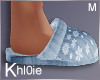 K snow flake slippers M