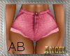[AIB]Denim Shorts Pink