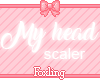 🎀My head scaler