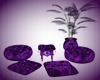 Purple pouf R♥R