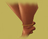 gold ankle bracelet