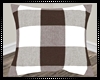 Brown Plaid Pillow