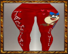 Red Tasmanian Pants