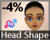 Head Shaper Thin -4% F A