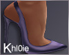 K kloe purple heels