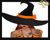Orange Witch Hat Sparkle