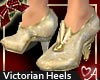 Victorian Dress Heel GLD