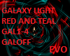 Galaxy Light Red Teal