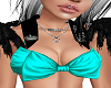 " Teal Bra with Bow