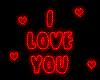 Animated Neon I Love You