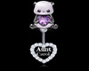 Monkeys Panda Belly Ring