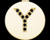 Gold Y Pendant Necklace