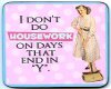 Housework sticker