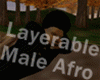 Layerable Male Afro !!