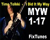 Did My Way - Timo Tolkki