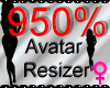 *M* Avatar Scaler 950%