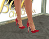 VALINA RED /GLD SHOES