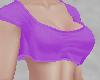 A~ Violet Silk Halter