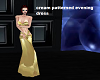 Creamed Evening Dress
