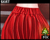 金. Red Skirt