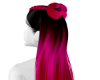 Hair pink/black