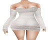 white sweater dress