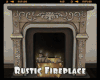 *Rustic Fireplace