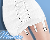 ☾ Corset skirt white S