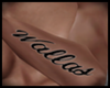 forearm tattoo Wallas