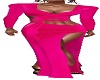 unique hot pink gown