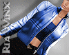 Lt Blue Puff Coat + Top