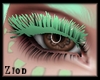 Coral Green Lashes