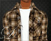 D* Brown Flannel Top