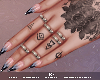 |< Tattoo Hands + Rings