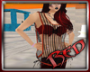Red And Black Netted Top