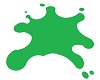 Green Paint Spill