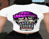 (W) Purple Fad3d Top