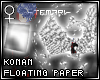 !T Konan floating paper