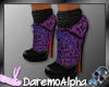 Cute purple shoes