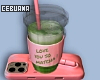 Cellphone & Matcha