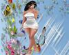 white butterfly set