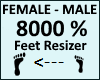 Feet Scaler 8000%