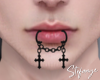 S. Piercing Lip Black